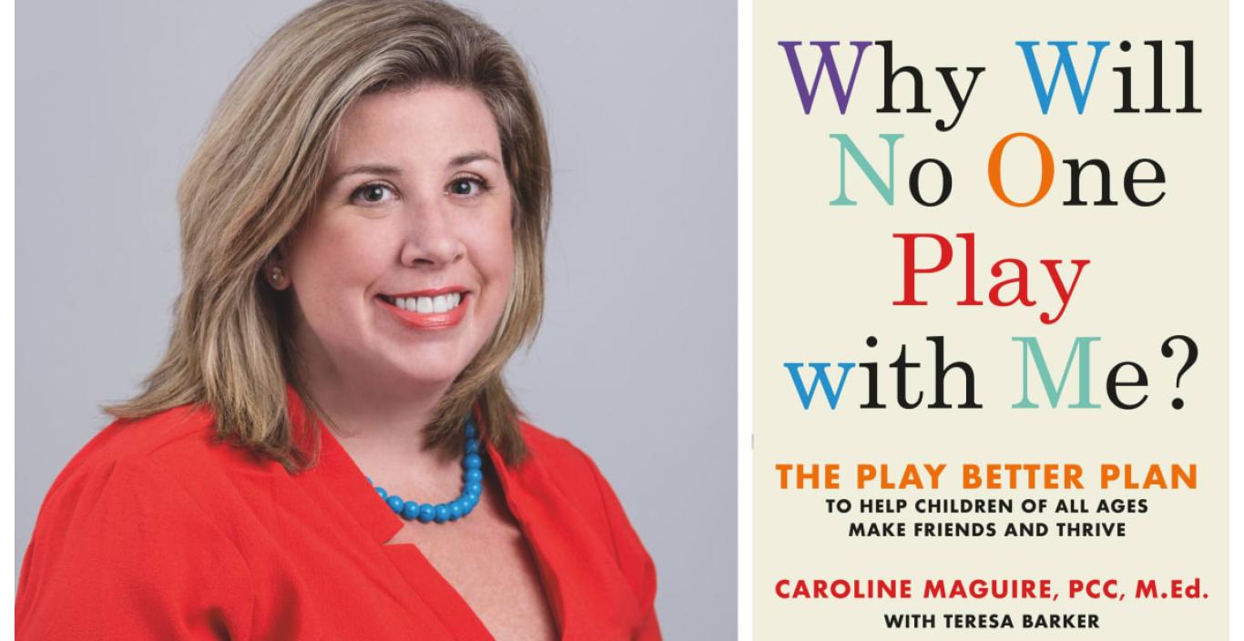 A photo of Caroline Maguire next to text that says "Why Will No One Play with Me?" 