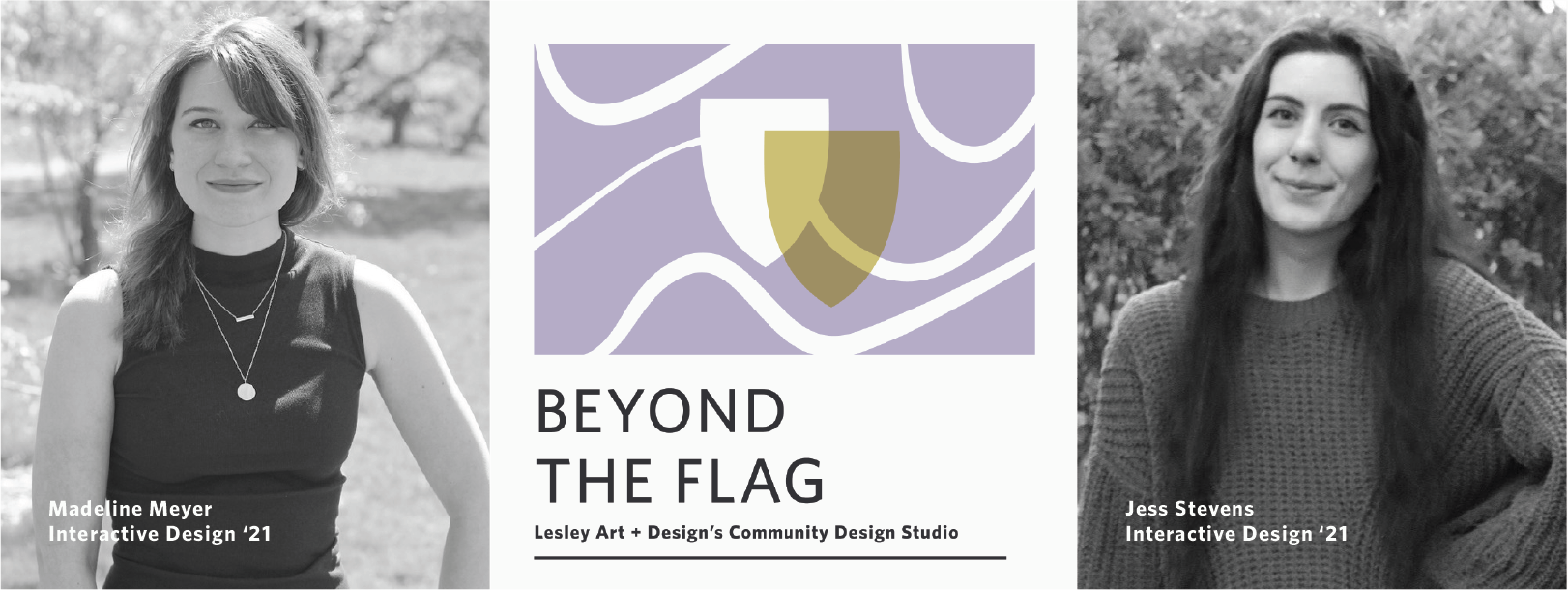 Banner image for Beyond the Flag podcase with Madeline Meyer and Jess Stevens