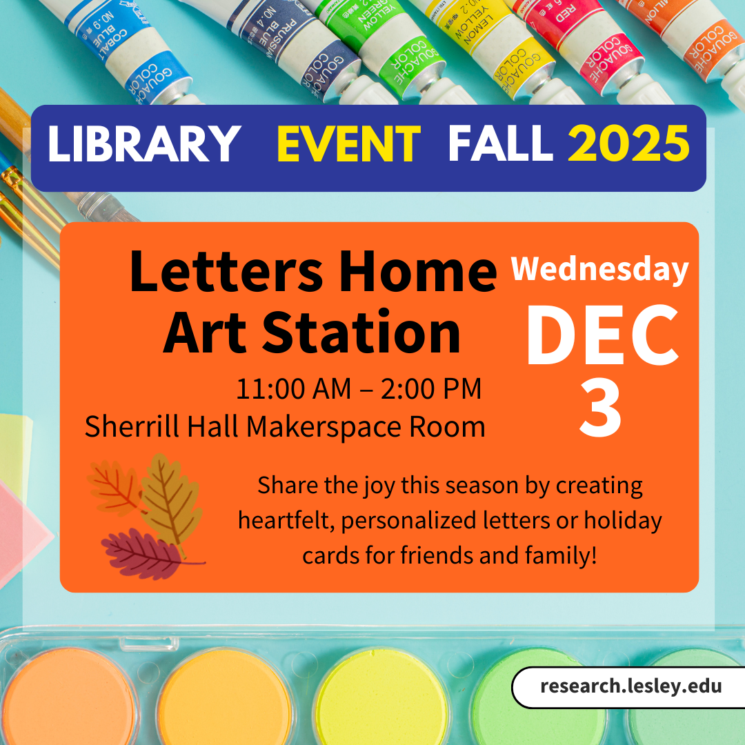 Flyer for Letters Home Art Station