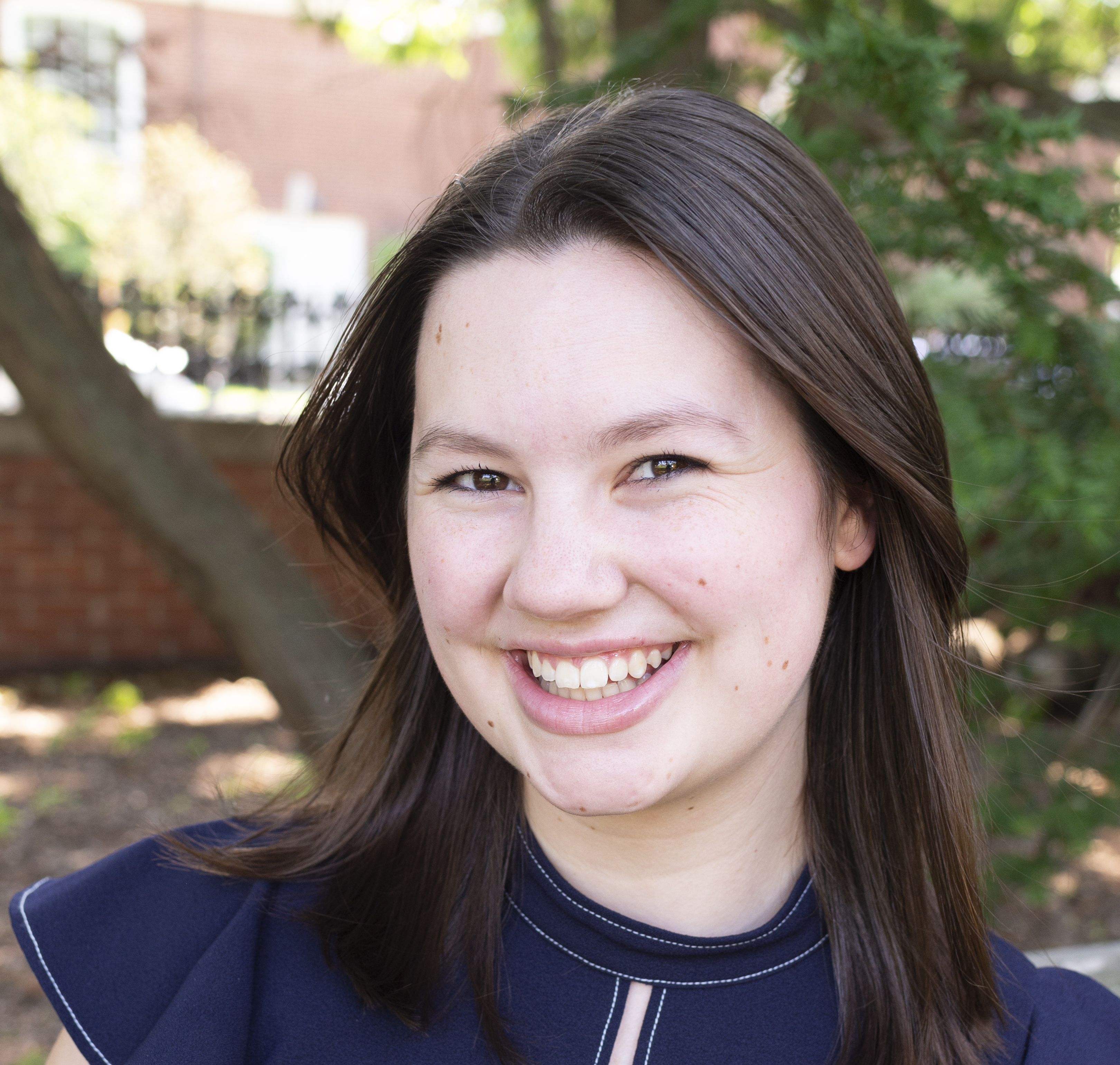 Nicole outside smiling