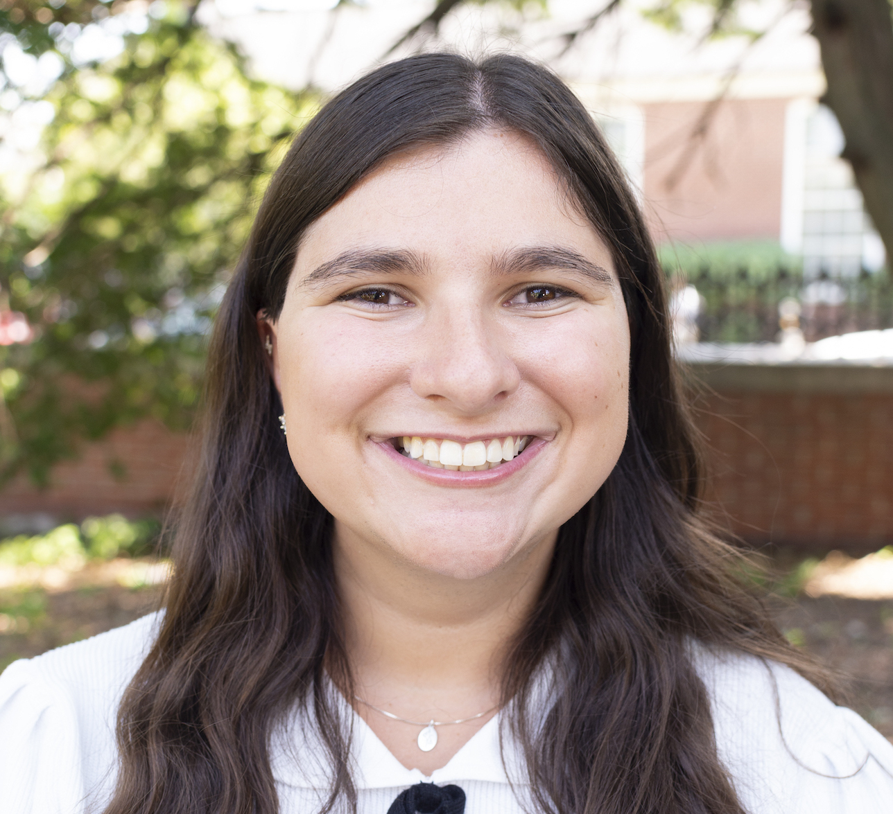 Gianna outside smiling