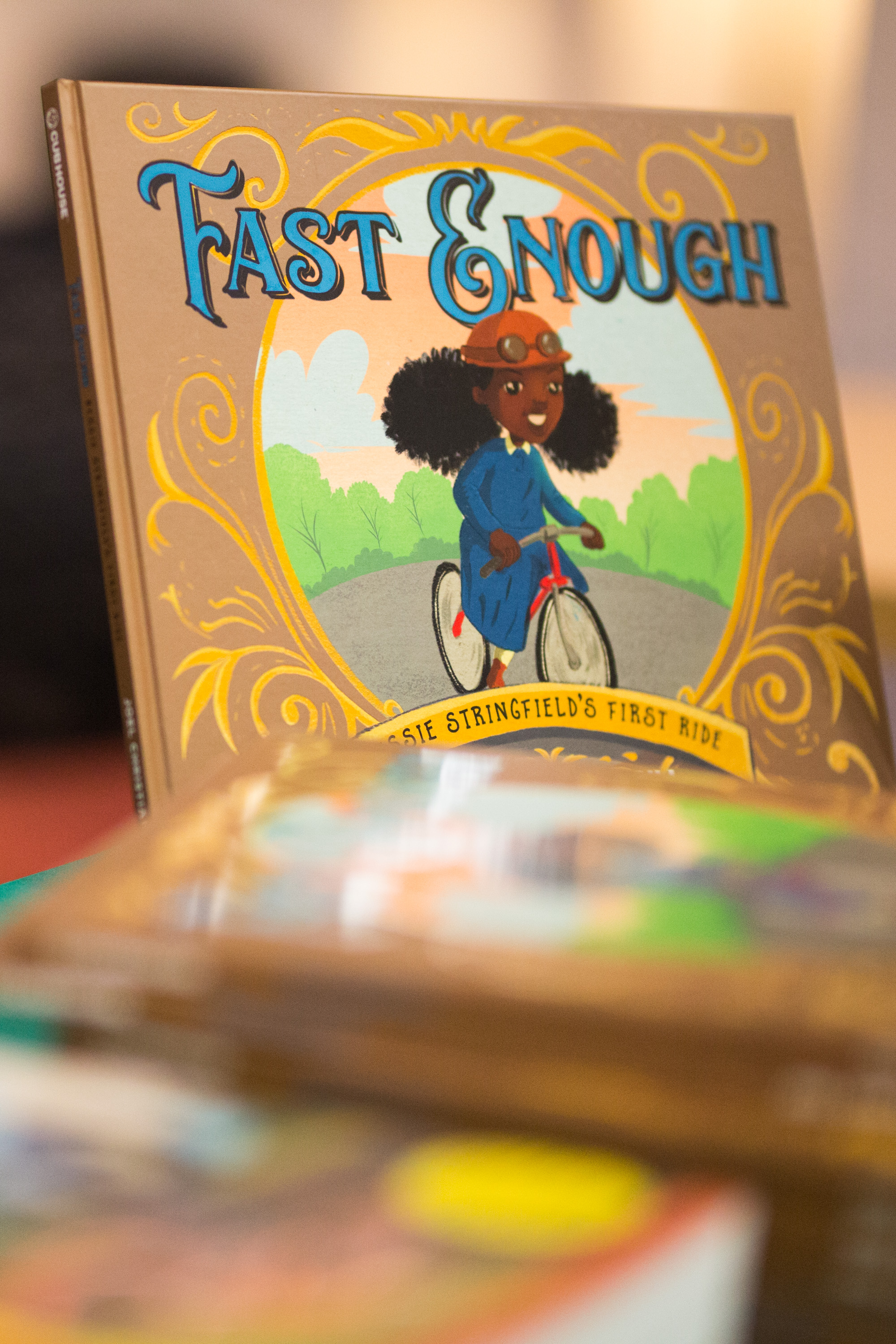 A photos of Joel Christian Gill's book, "Fast Enough"