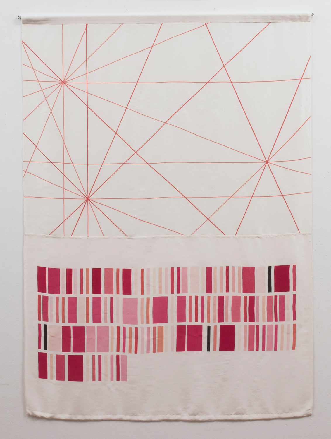 A screenprint from "After Ptolemy" by Sarah Hulsey