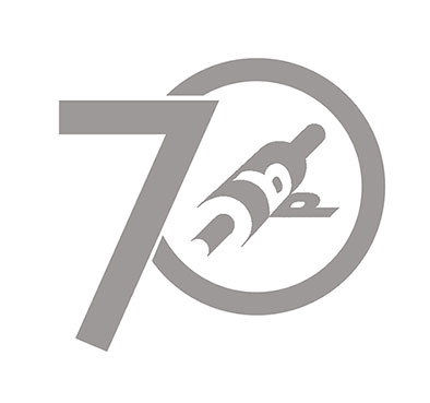 boston printmakers 70th anniversary logo