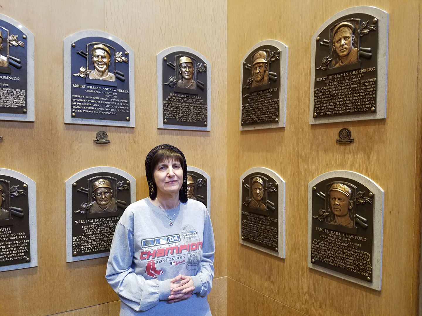 Donna Halper at Baseball Hall of Fame