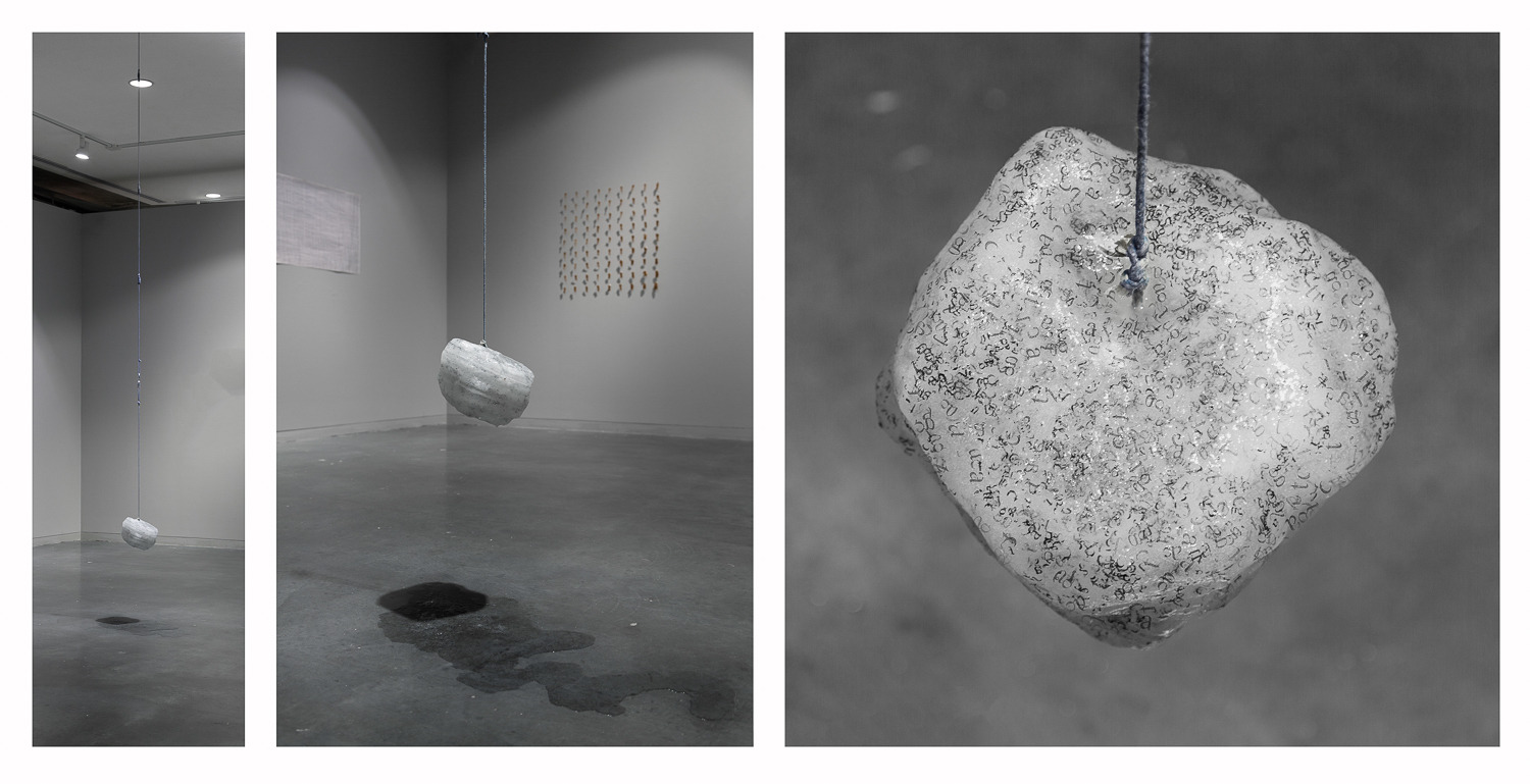 Triptych of a chunk of ice - Morgan Collins's artwork