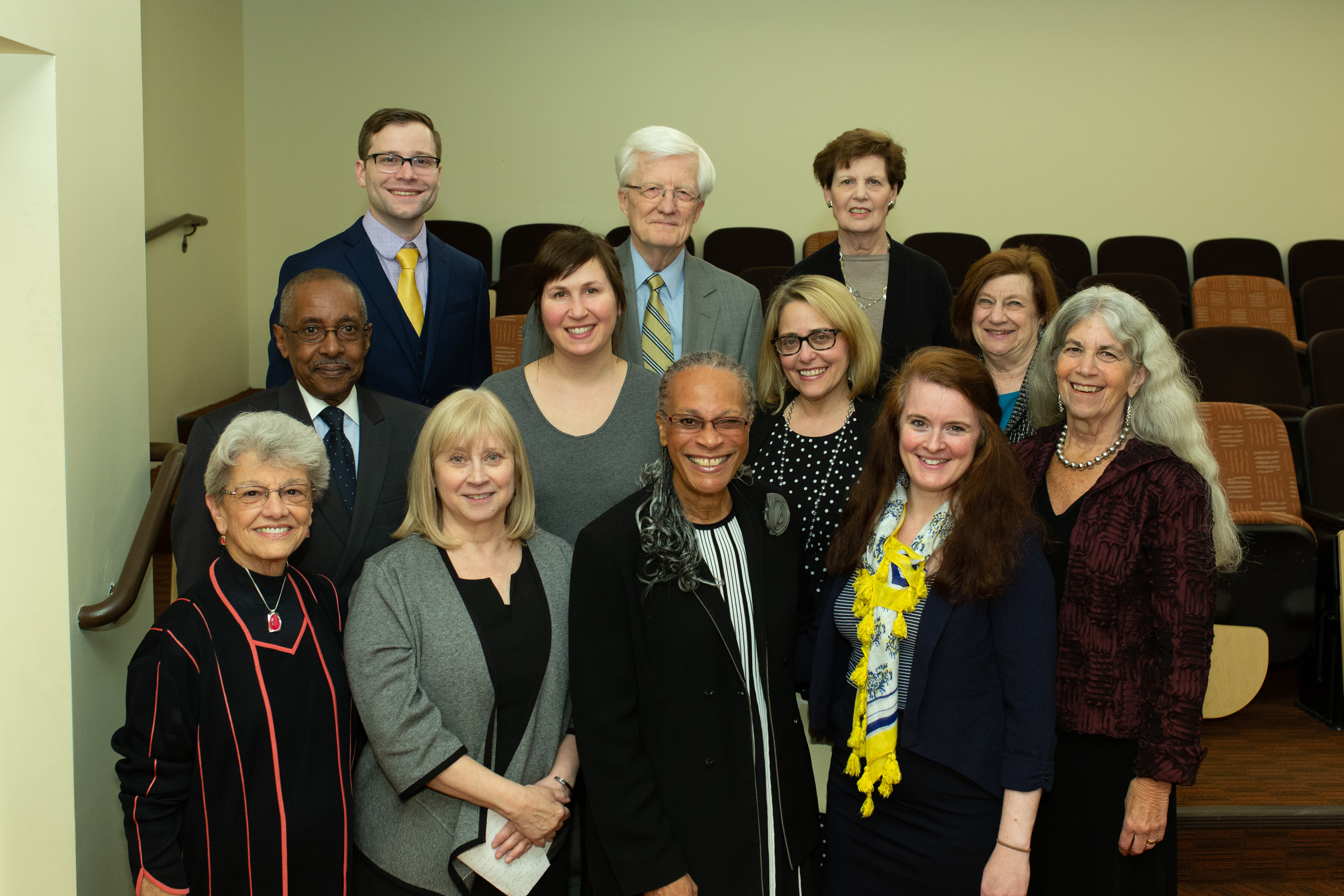 Group photo of the faculty and staff members who serve on the June Fox Committee