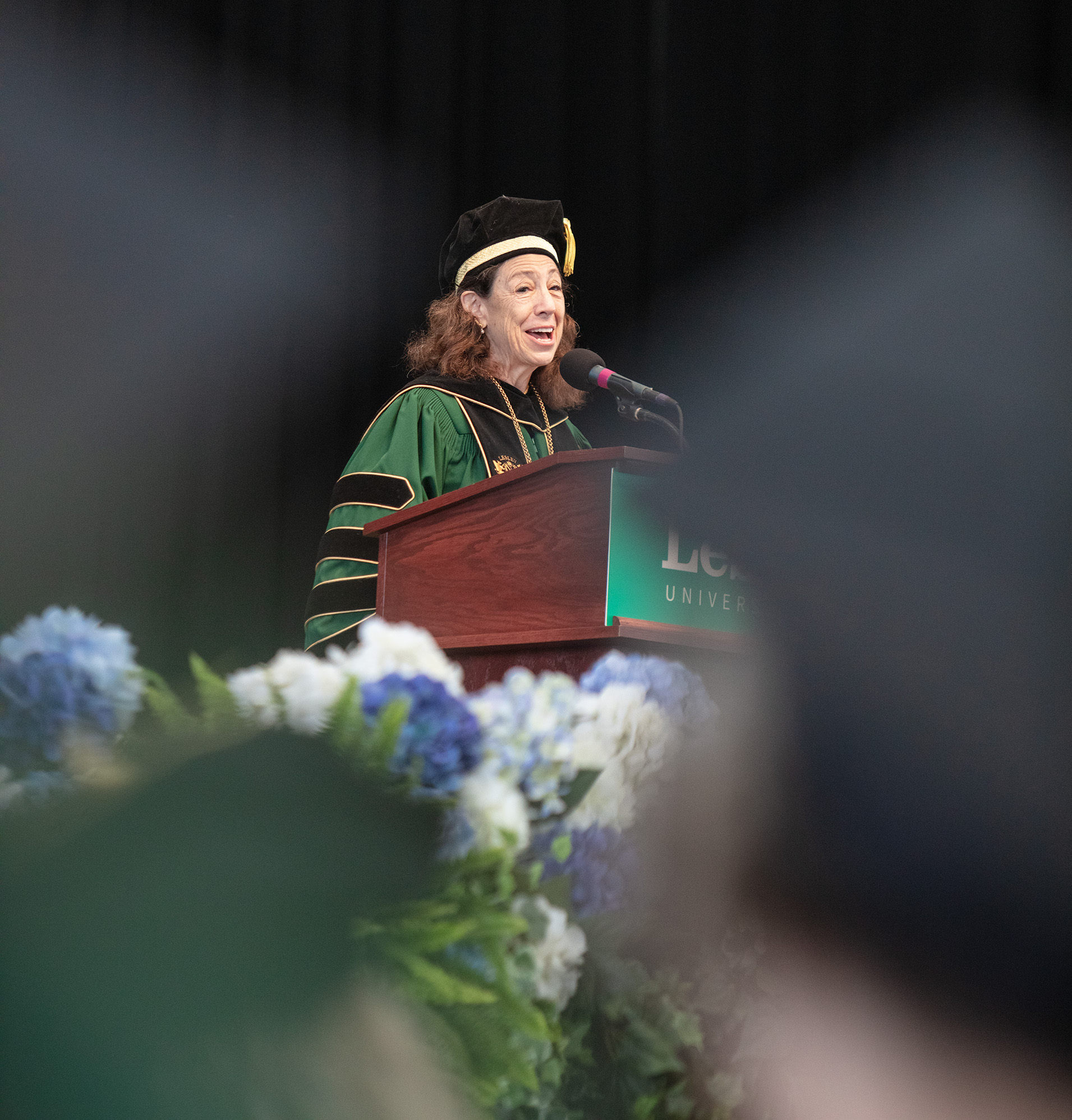 janet steinmayer in academic regalia