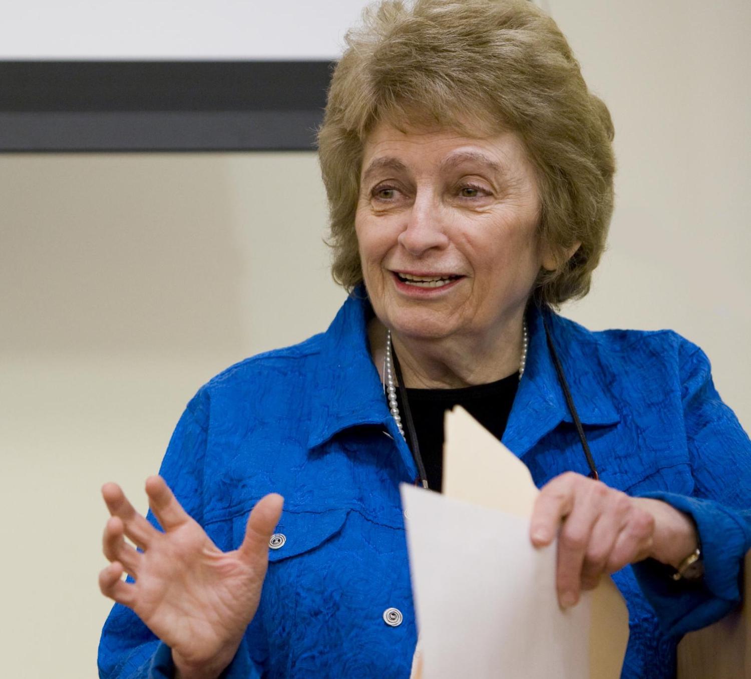 Professor Mary Mindess speaking