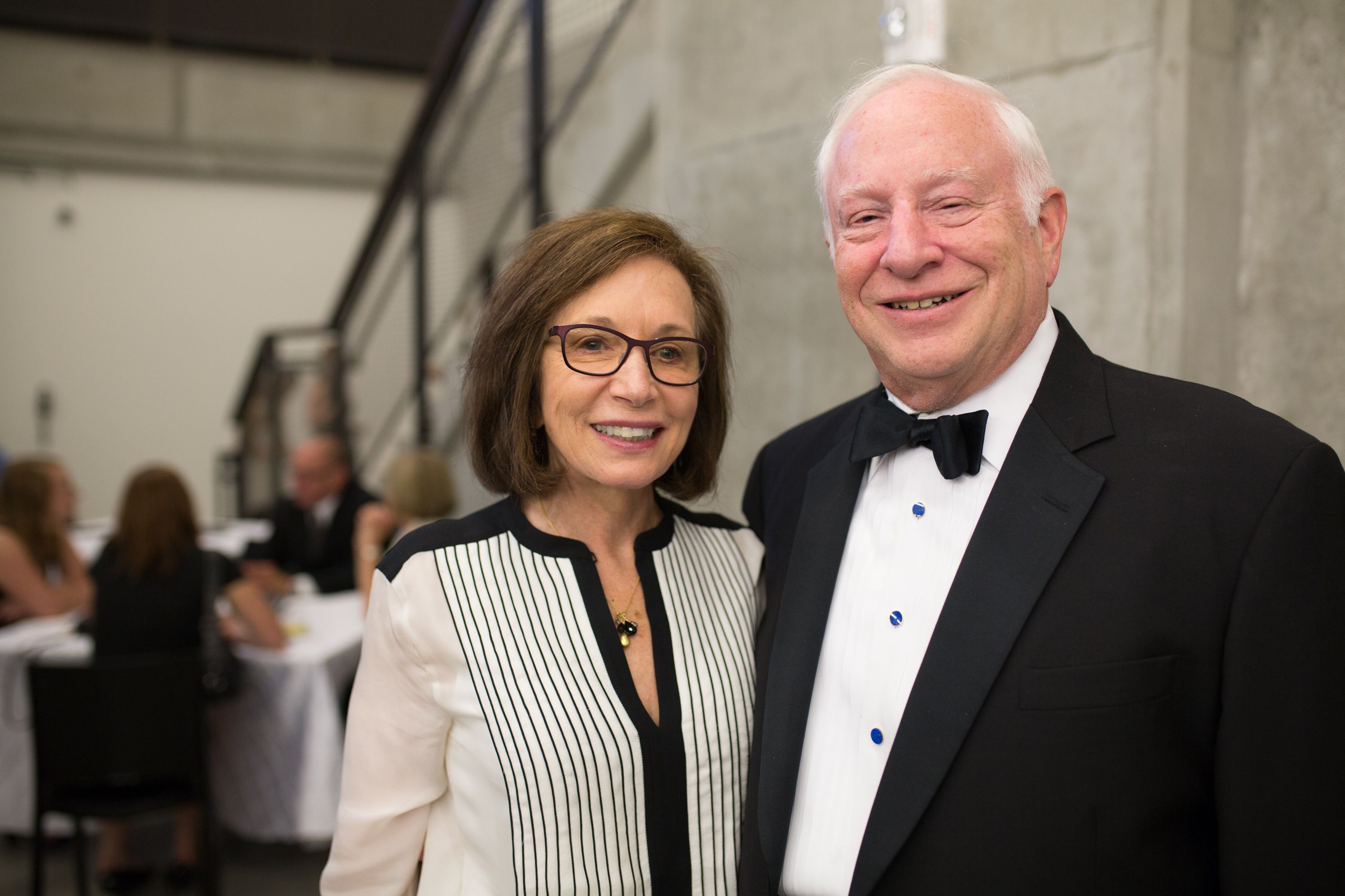 Deborah Schwartz Raizes with her husband, Gary Raizes.