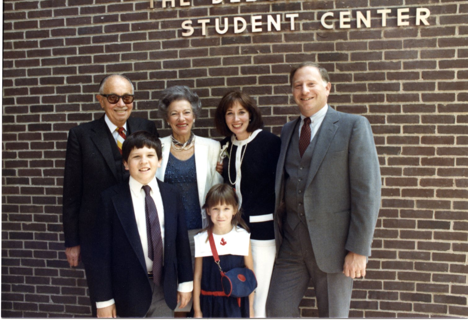 From left: Jack Schwartz, Steve Raizes, Billie Schwartz, Liz Raizes, Deborah Schwartz Raizes and Gary Raizes