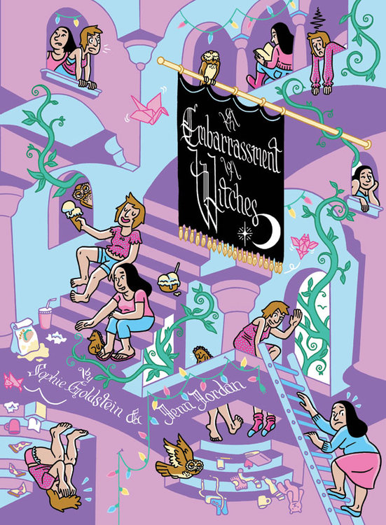 Cover art of an Embarrassment of Witches graphic novel