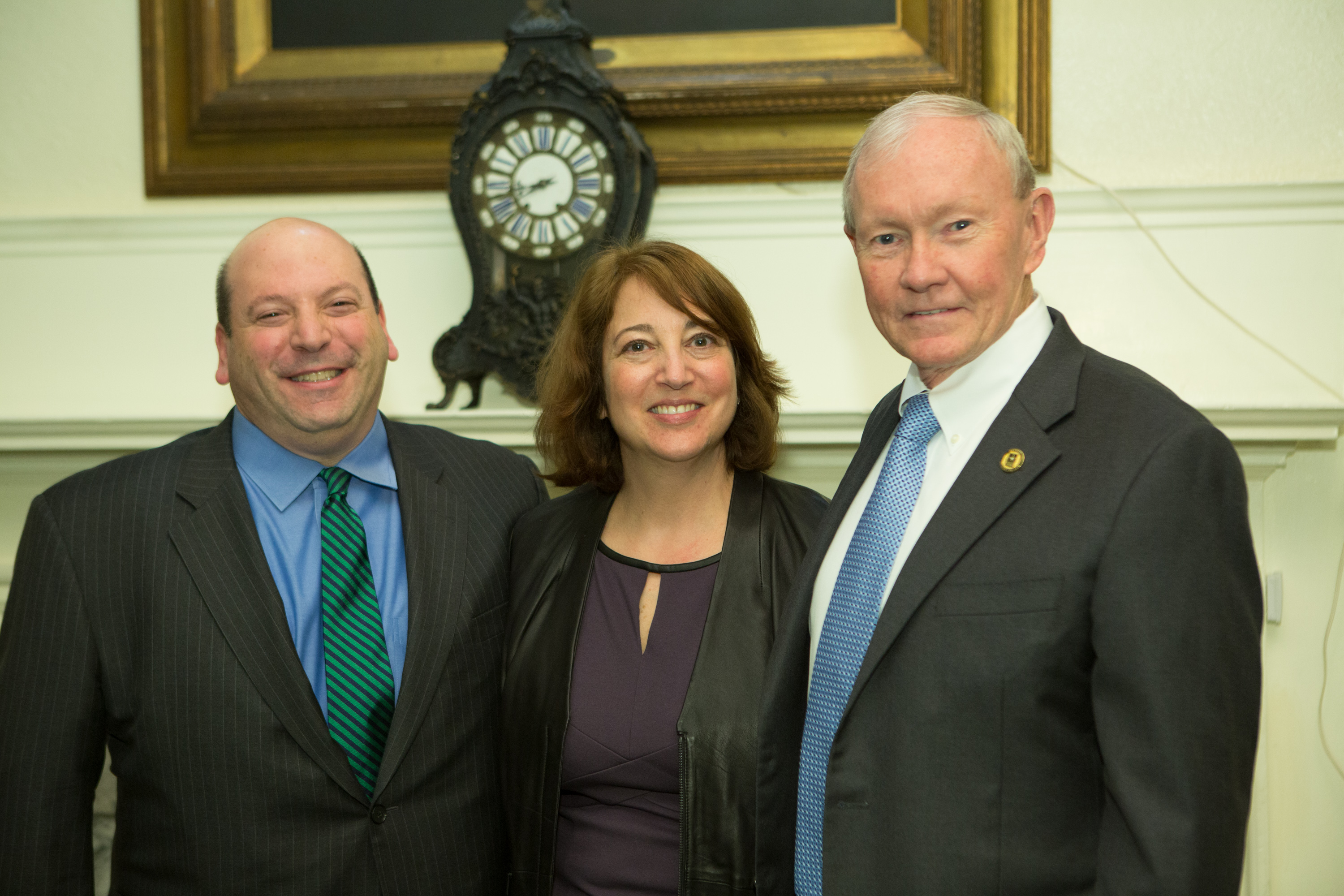 Jeff and Gerri Weiss with Martin Dempsey