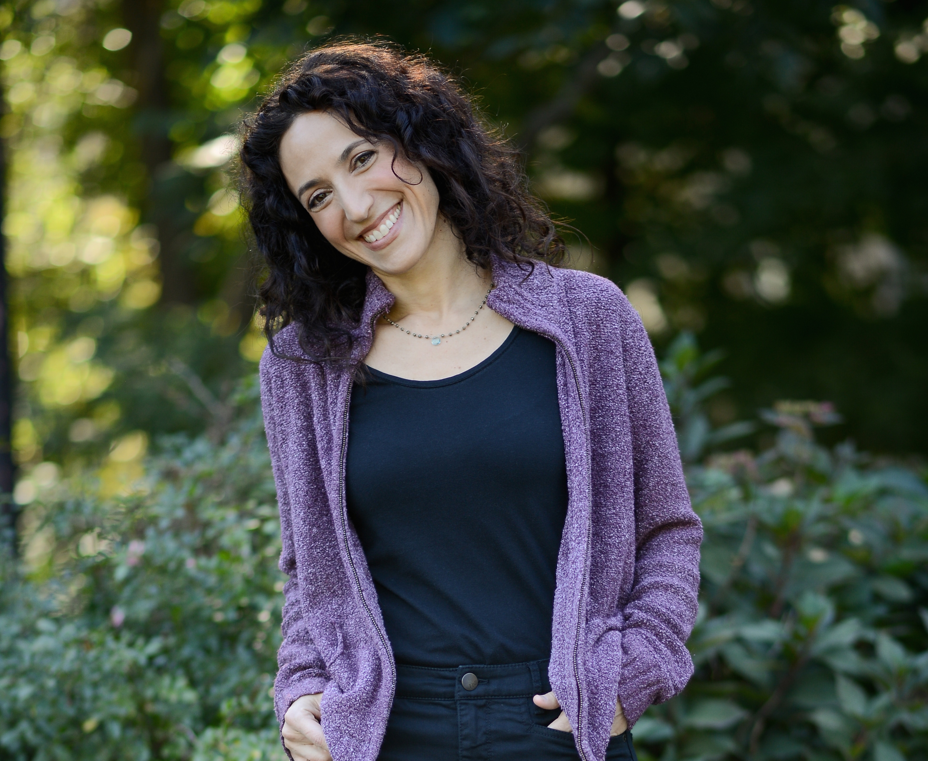 Rachel Kadish stands with her hands in her pockets.