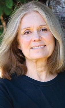 Headshot of feminist and political activist Gloria Steinem.