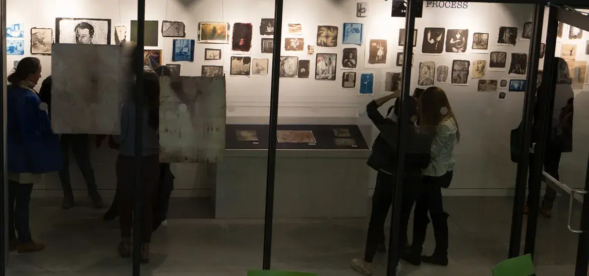 exhibit at Lunder arts center