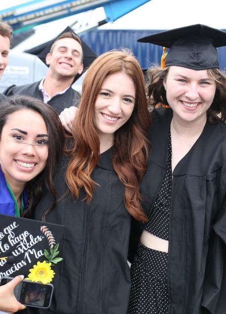 Group of graduates at 2018 commencement