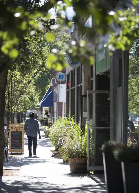 sidewalk view