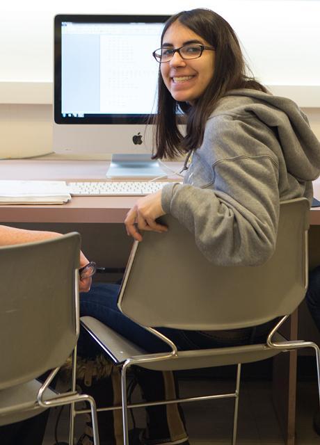 threshold student on computer