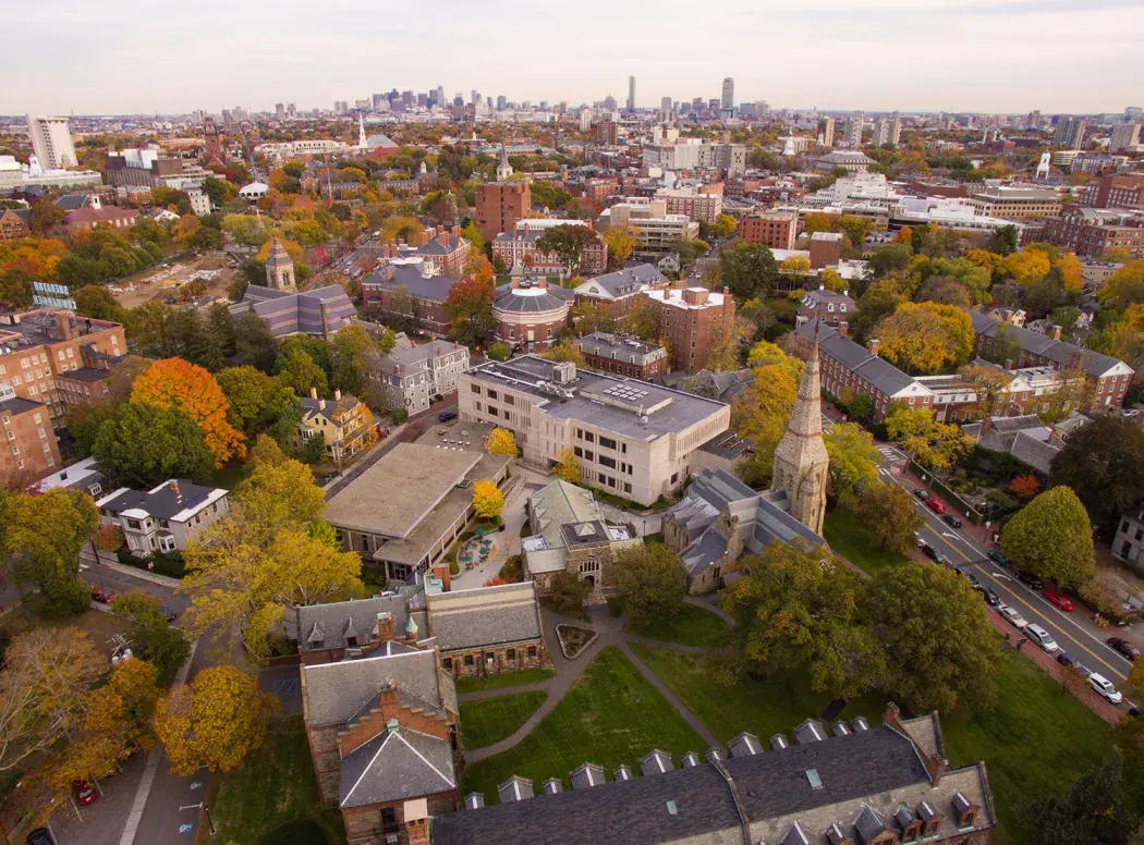 campus aerial shot