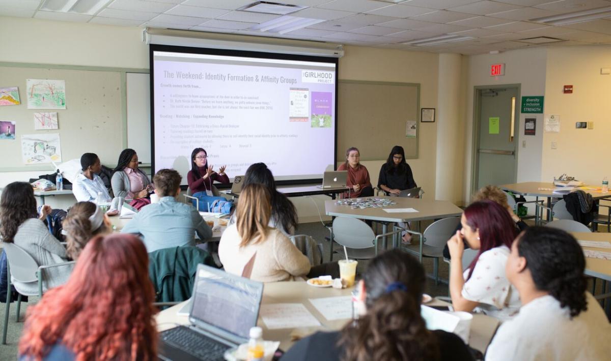 Classroom presentation at Community of Scholars Day 2018