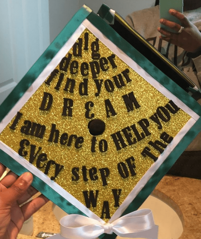 cap-decorations-says-to-dig-deeper-Lesley2020