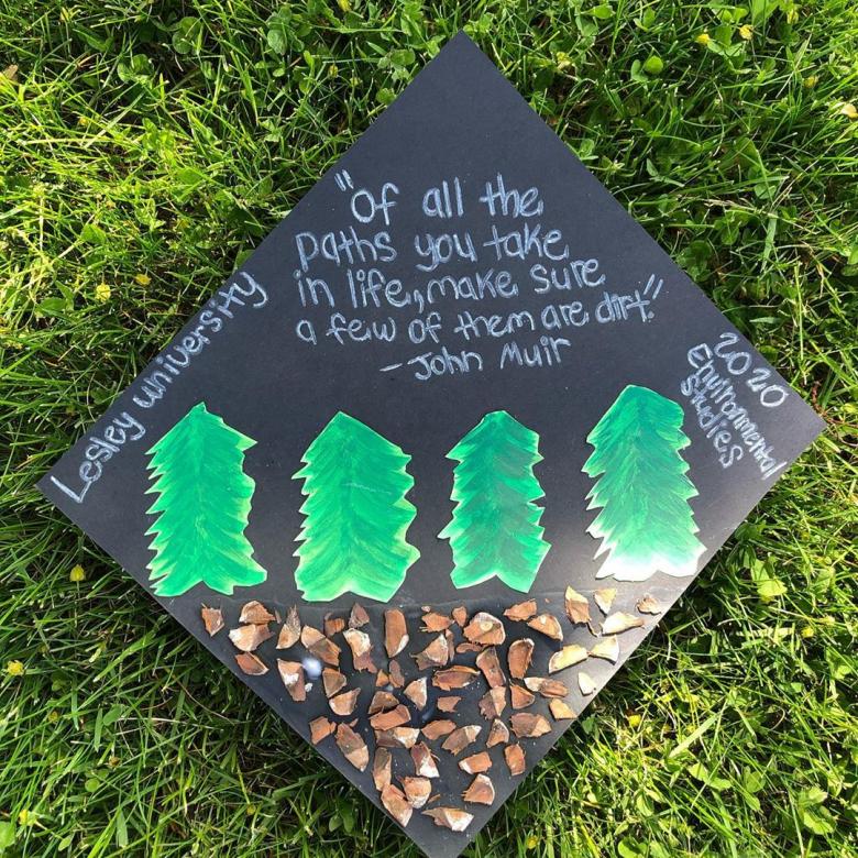 Cap-decorations-with-a-John-Muir-quote-Lesley2020