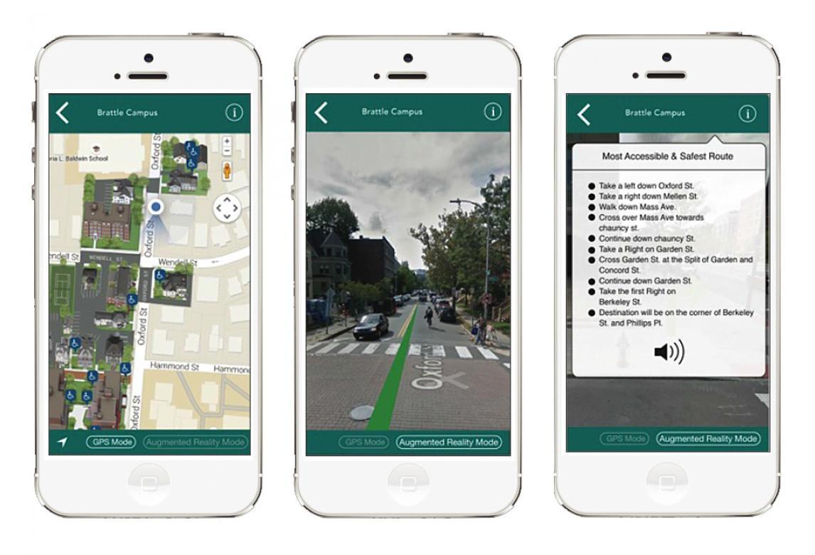 Screenshot of map on an IPhone.