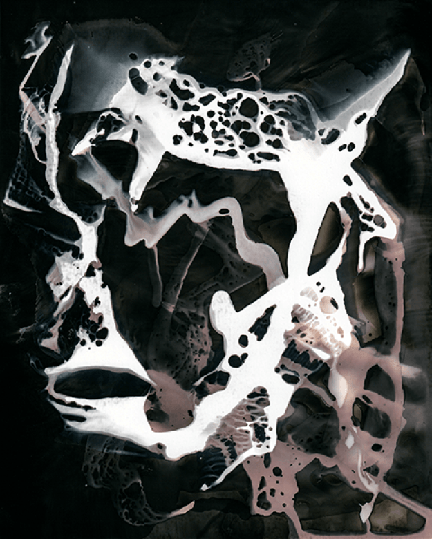 A piece of artwork by Fangwei Xu titled "Chemigram" 