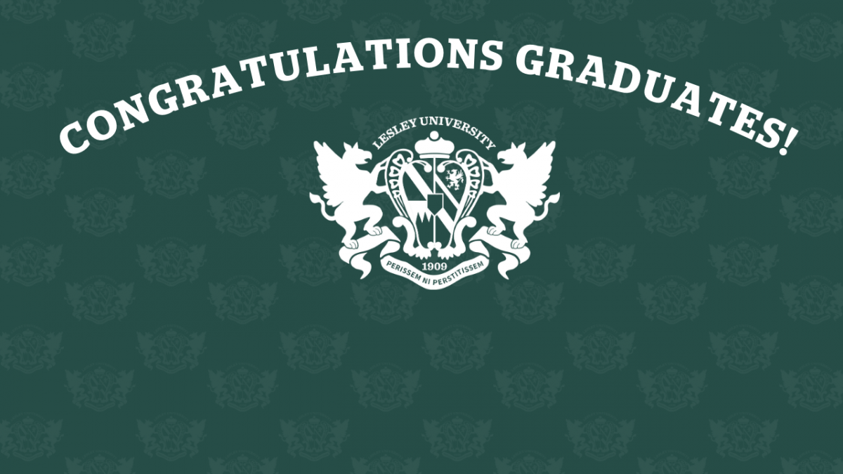 Lesley Patterned Seal Commencement Zoom Background (large)