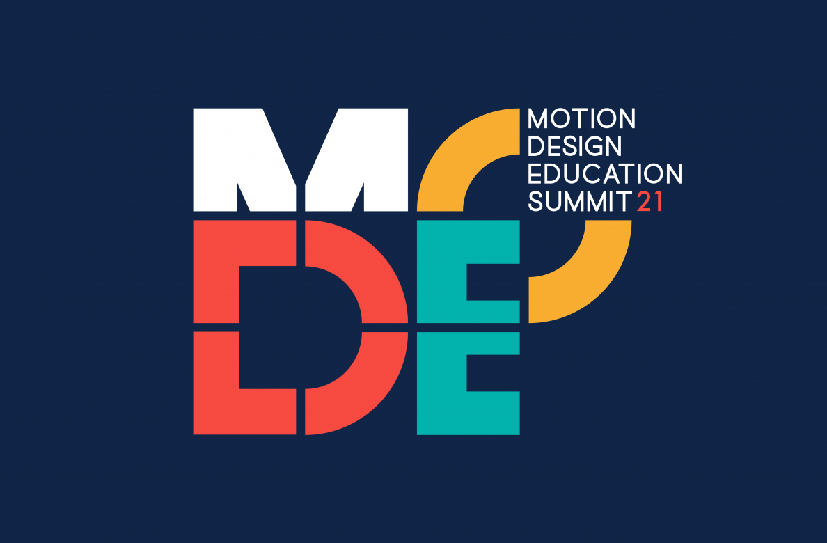 Logo for MODE: Motion Design Education Summit 21. 