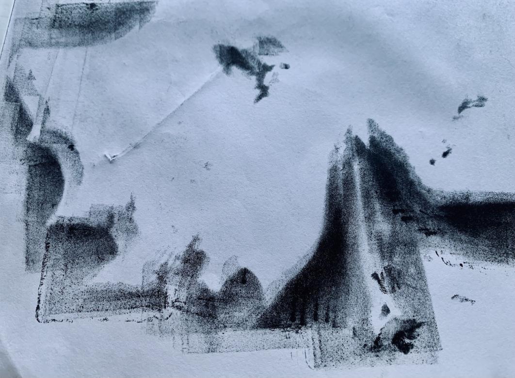 photo of black ink on paper