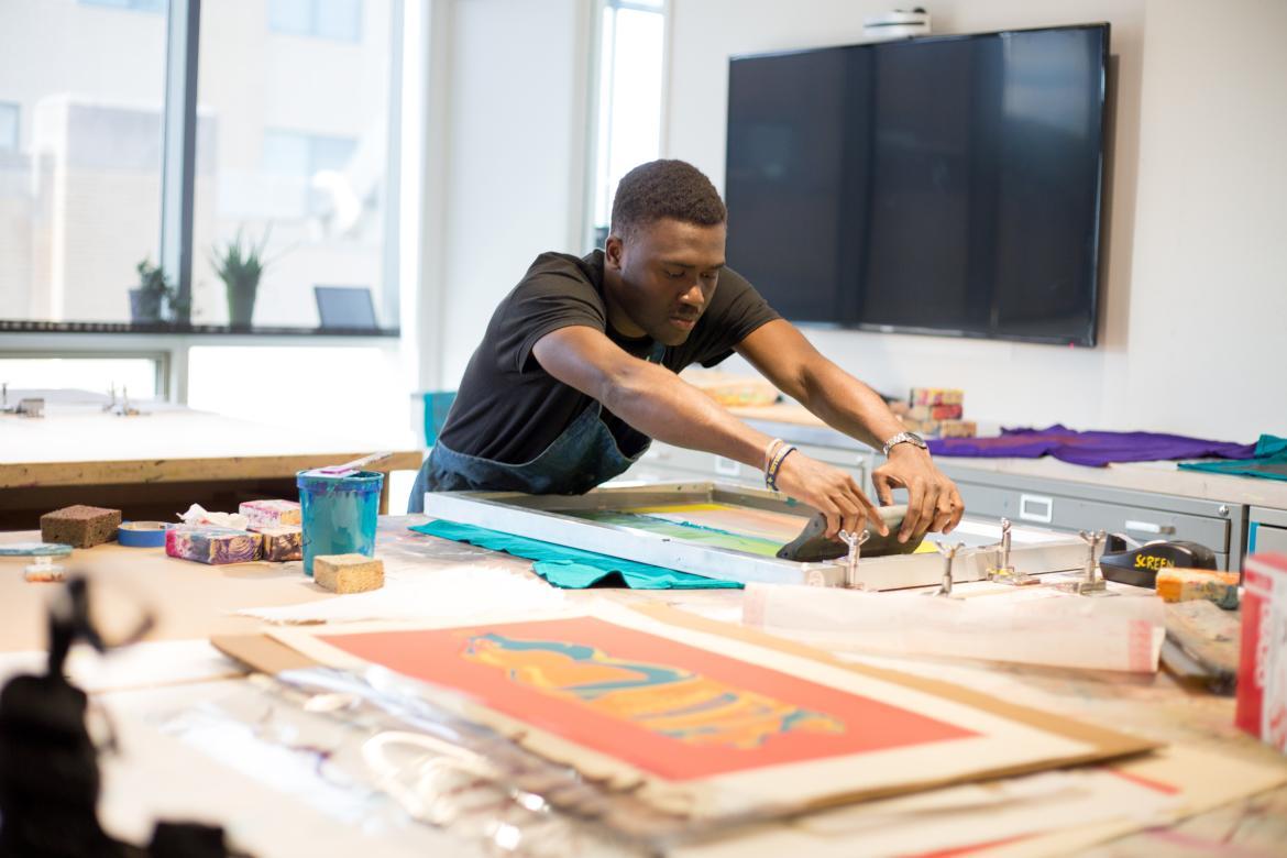 Rocky in the screen printing process