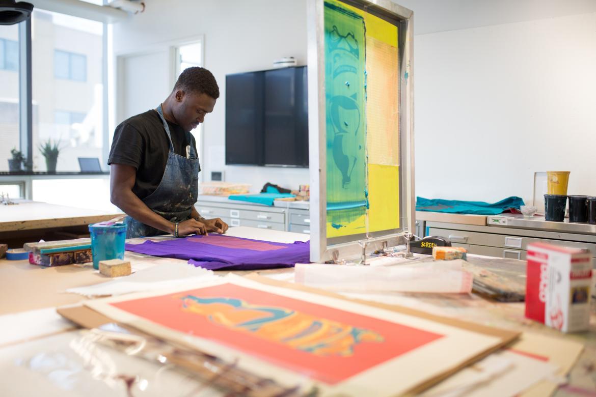 Rocky in the screen printing process