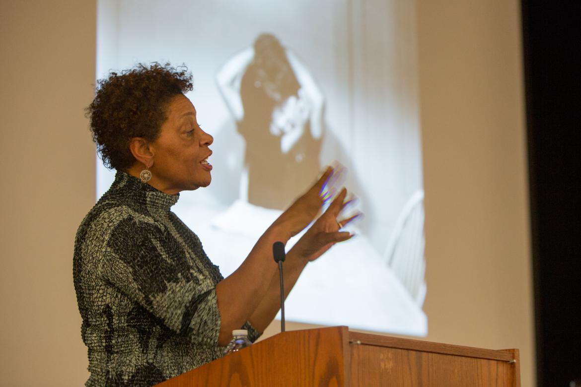 Carrie-Mae-Weems speaking