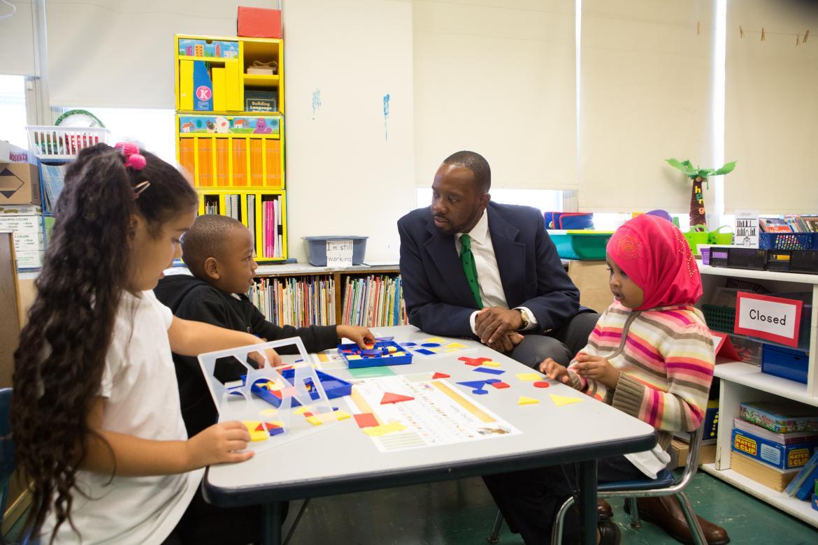 Craig Martin, principal of the Michael J. Perkins School in South Boston.