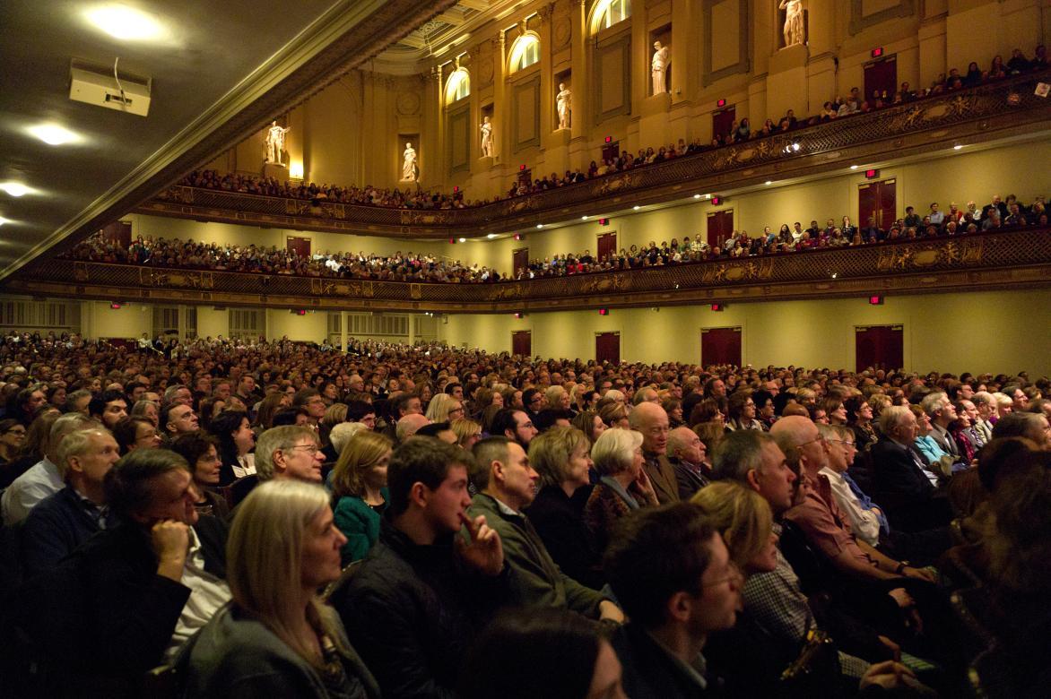 Boston Speaker Series crowd