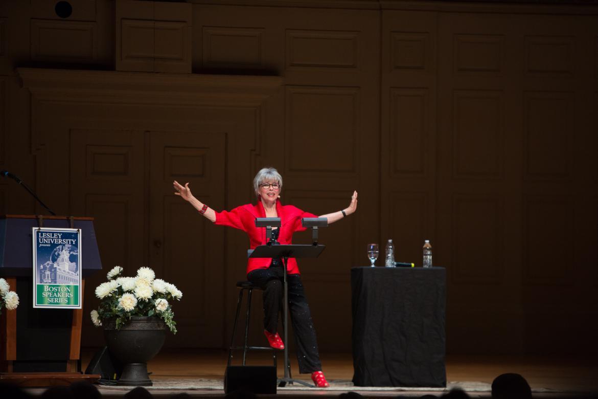 Rita Moreno performing on stage