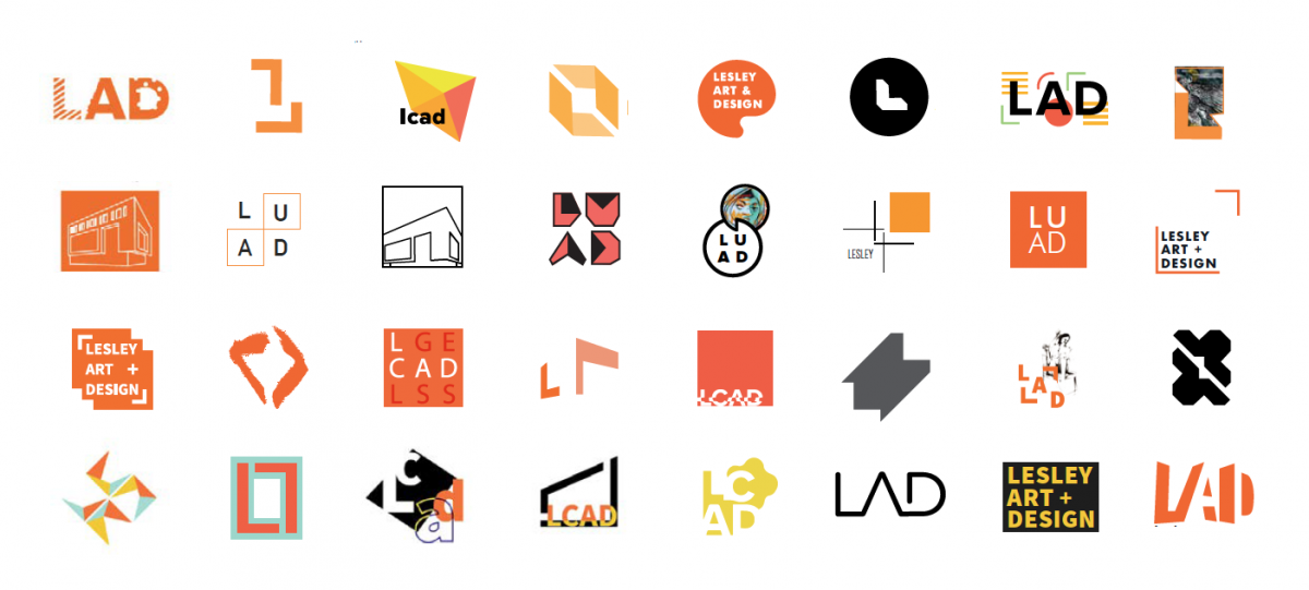 full color logo marks for the college of art and design 