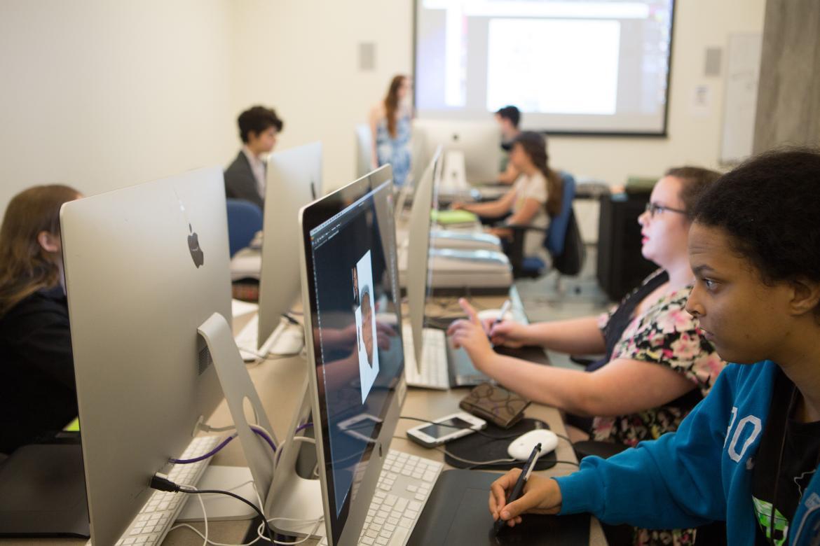 college computer classroom