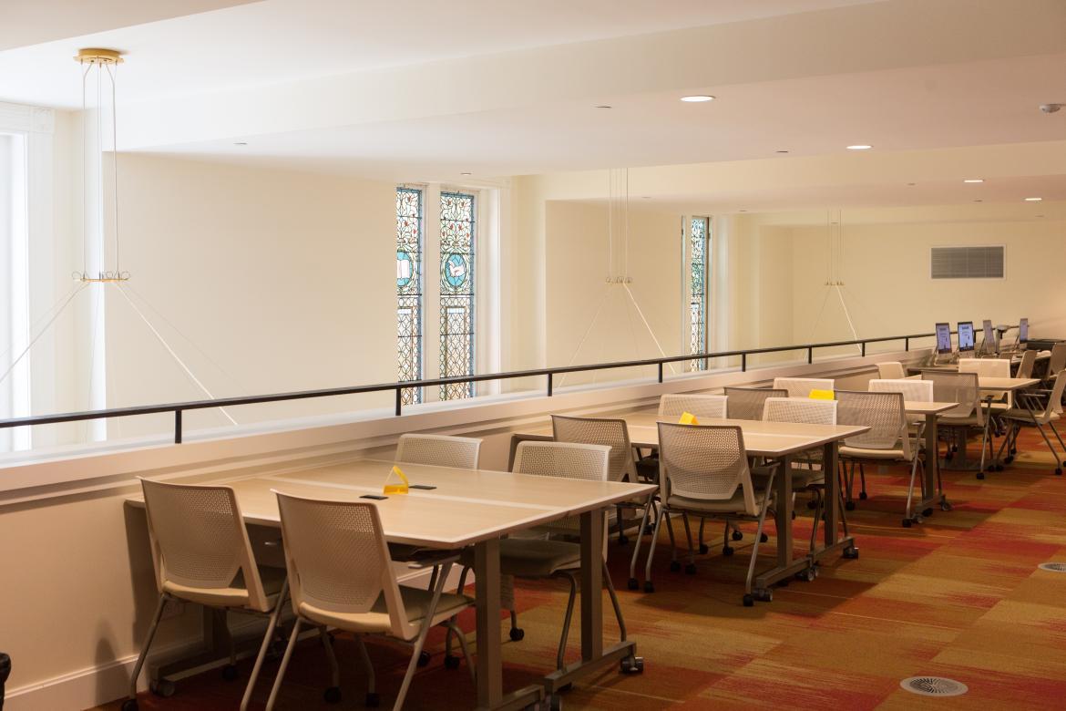 Lunder Arts Center Moriarty Library