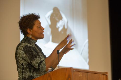 Carrie-Mae-Weems speaking
