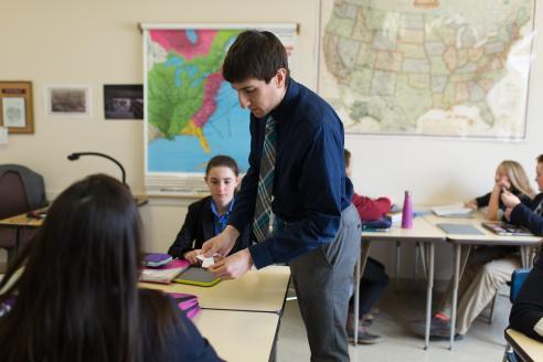 Joel Rubin, middle school history teacher