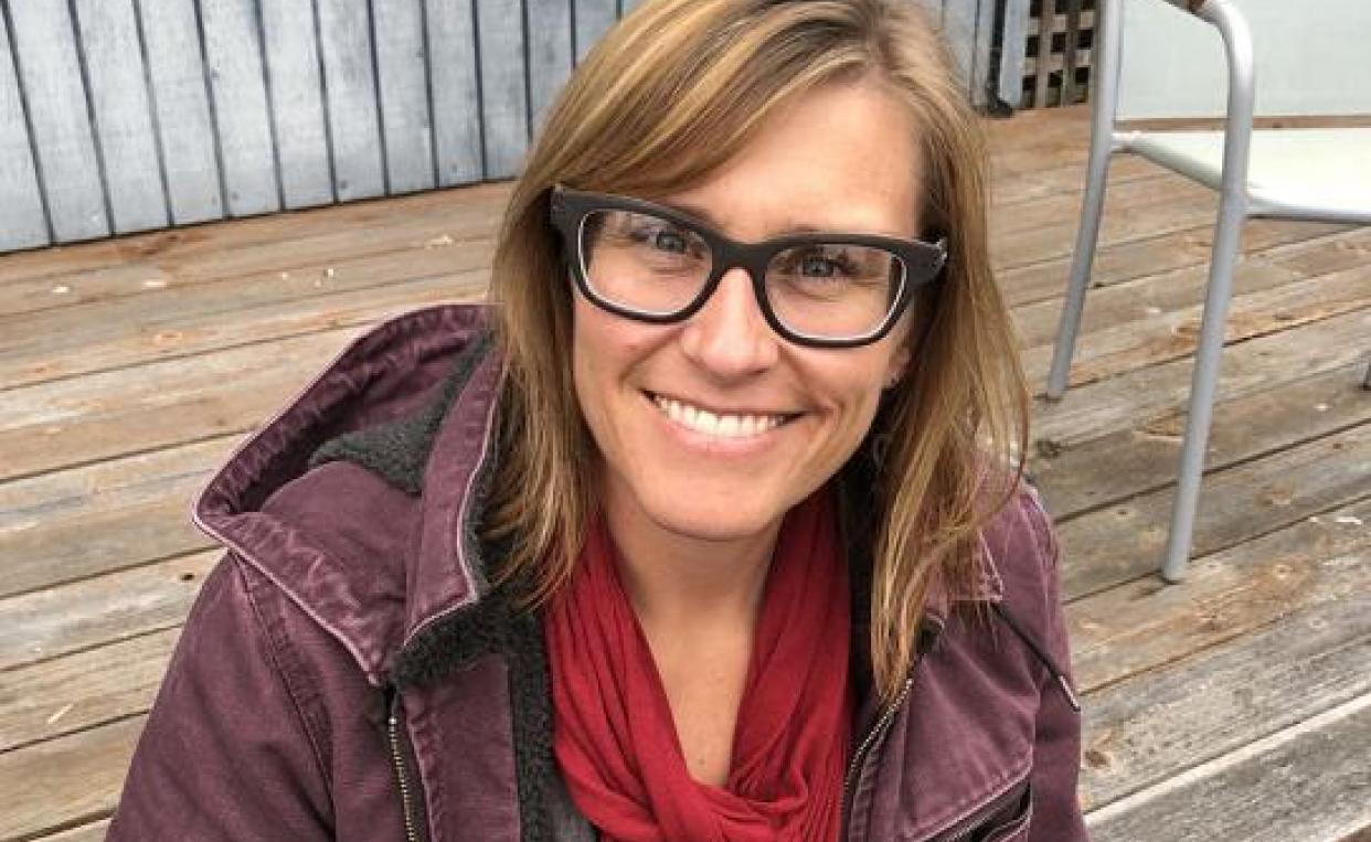 photo of author Sarah Jaquette Ray smiling outside on a porch