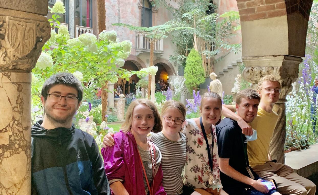 Threshold students at Isabella Stewart Gardner Museum