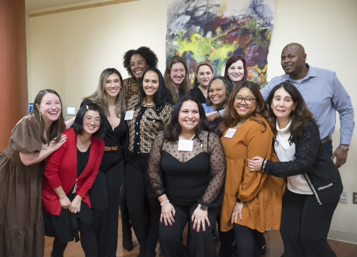 Members of the Pathways for Paraprofessionals cohort pose for the camera