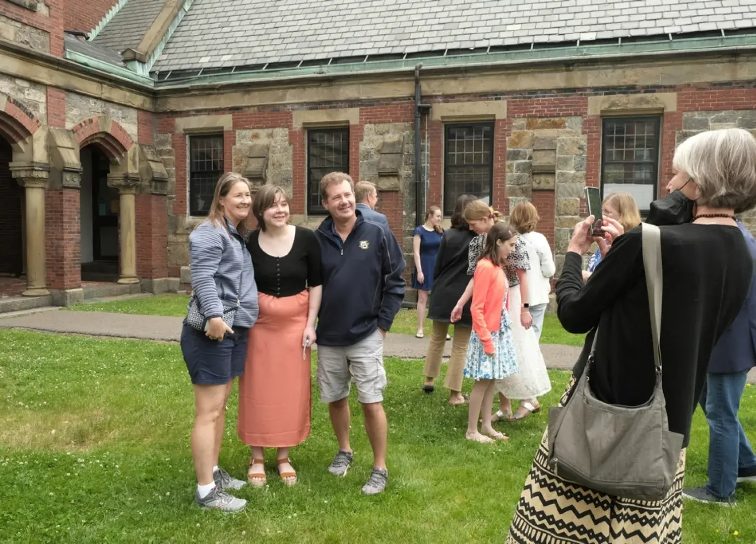 Threshold ceremony students