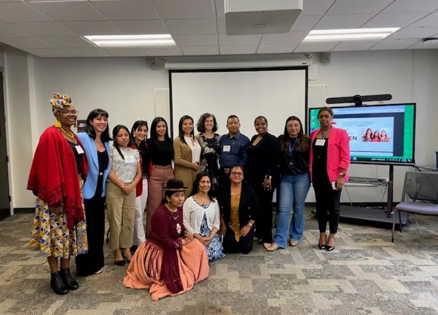 group photo at Violence Against Women Initiative July 19, 2023 event