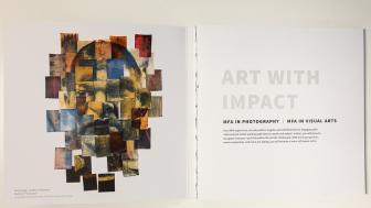 Promotional brochure for the MFA programs