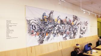 Coco Haze (Deborah Read and Tracy Hayes) Mixed Media work, Through Lines